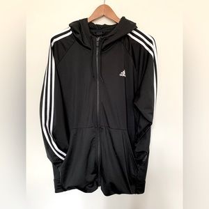 Adidas black track jacket.